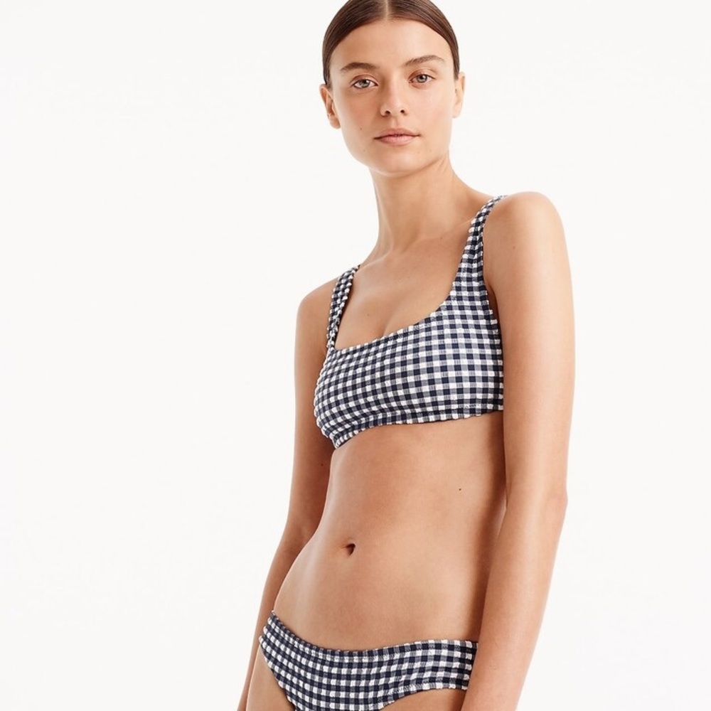J. CREW gingham bikini set